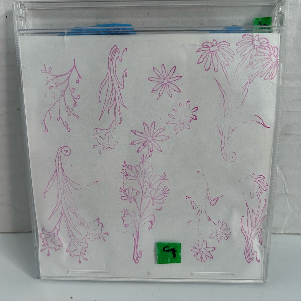 5️⃣Cling rubber stamps set #5 - 8 pcs